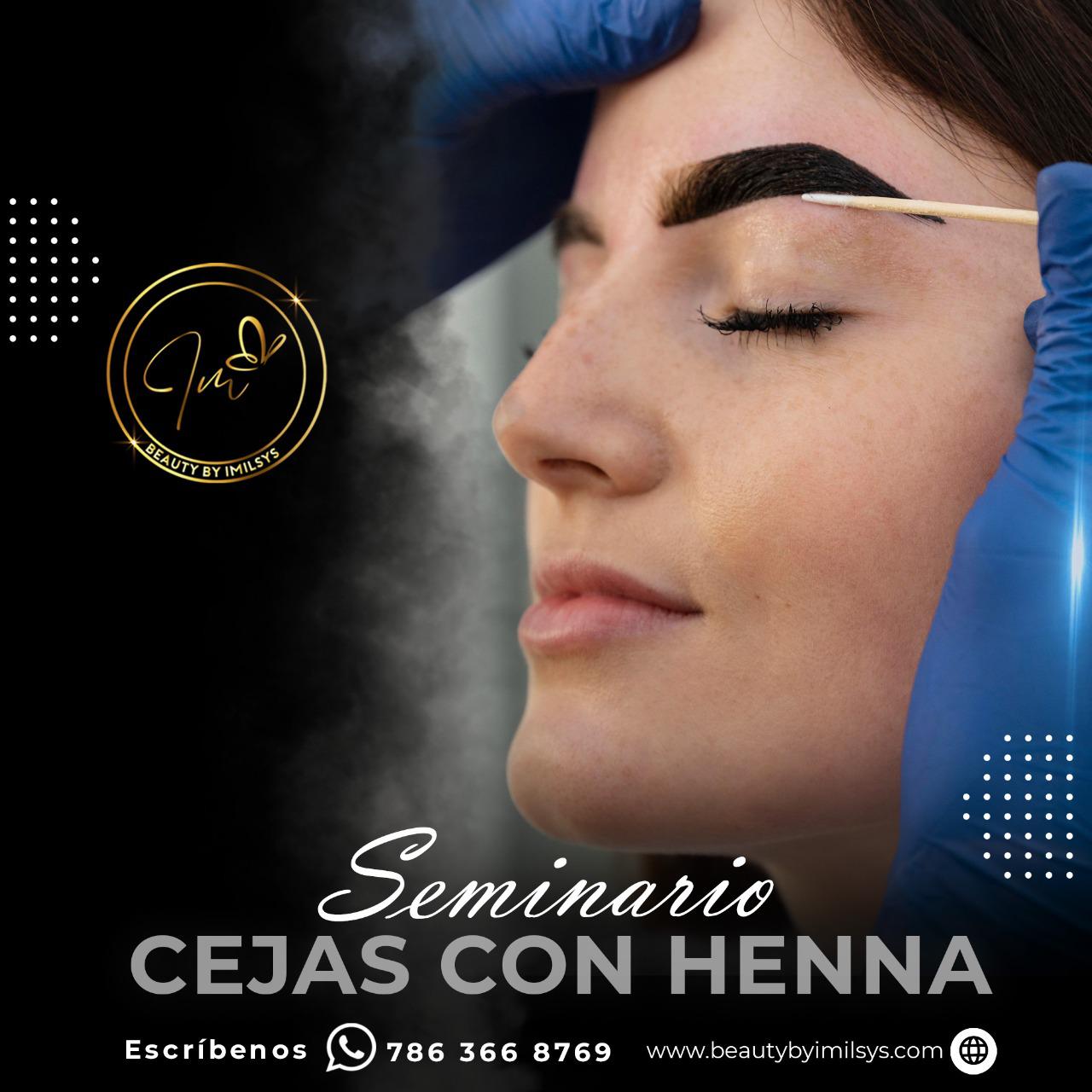 Seminario Cejas con Henna